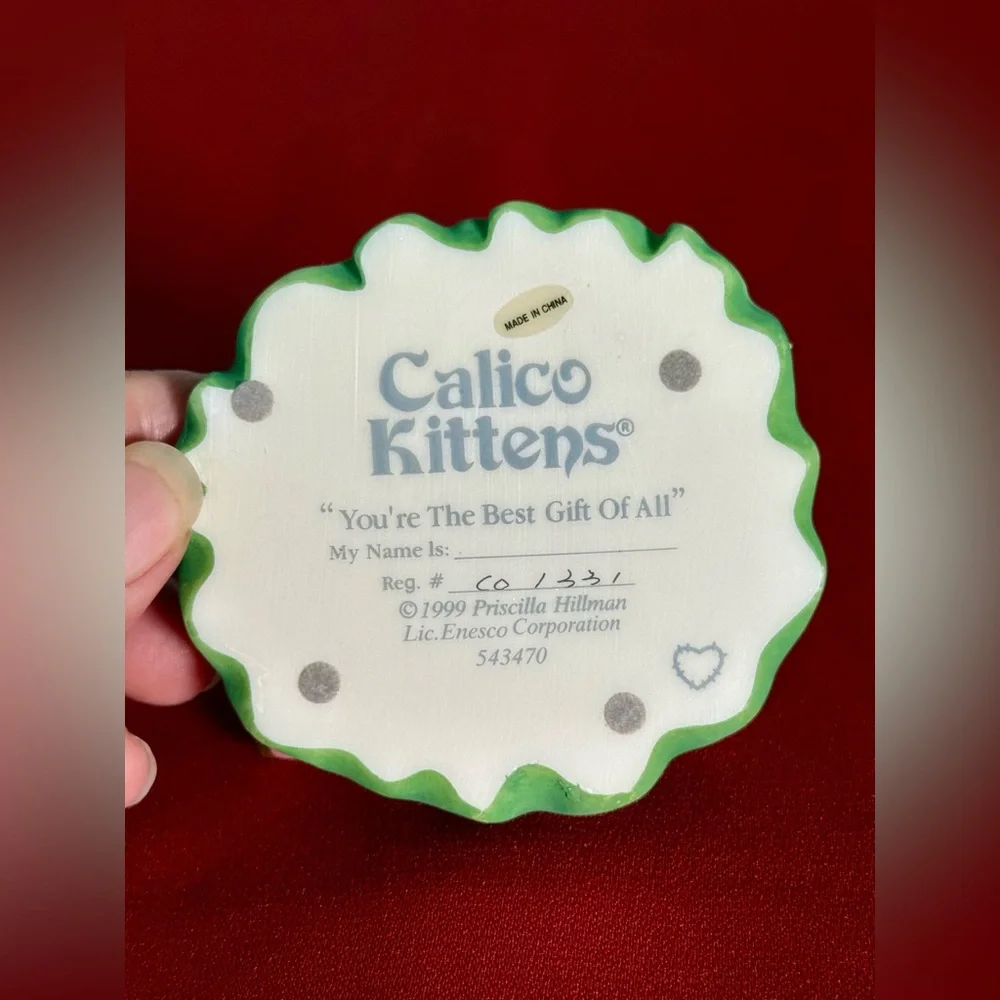 VTG ~ Enesco Calico Kittens 1999 